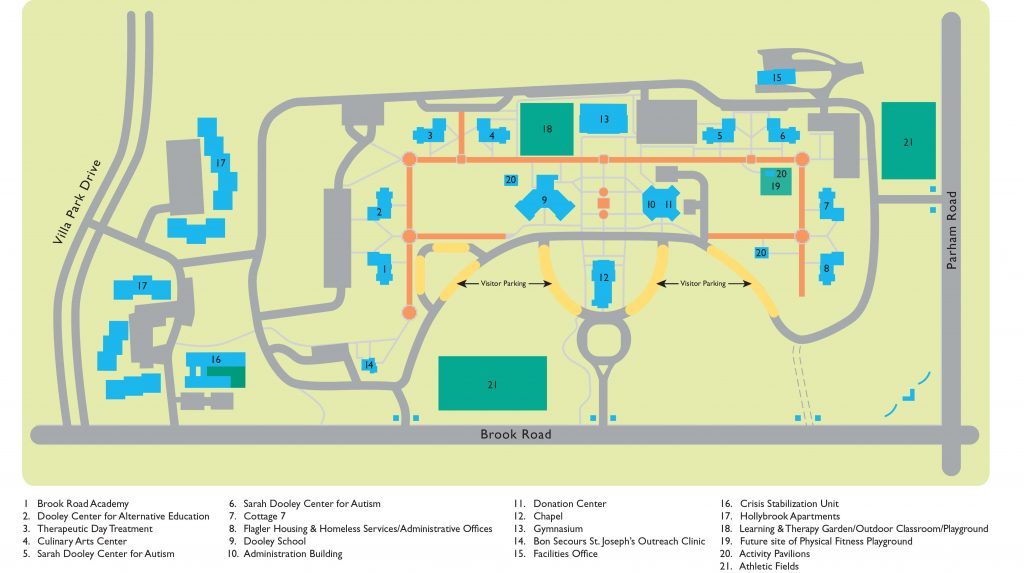 St. Joseph’s campus map
